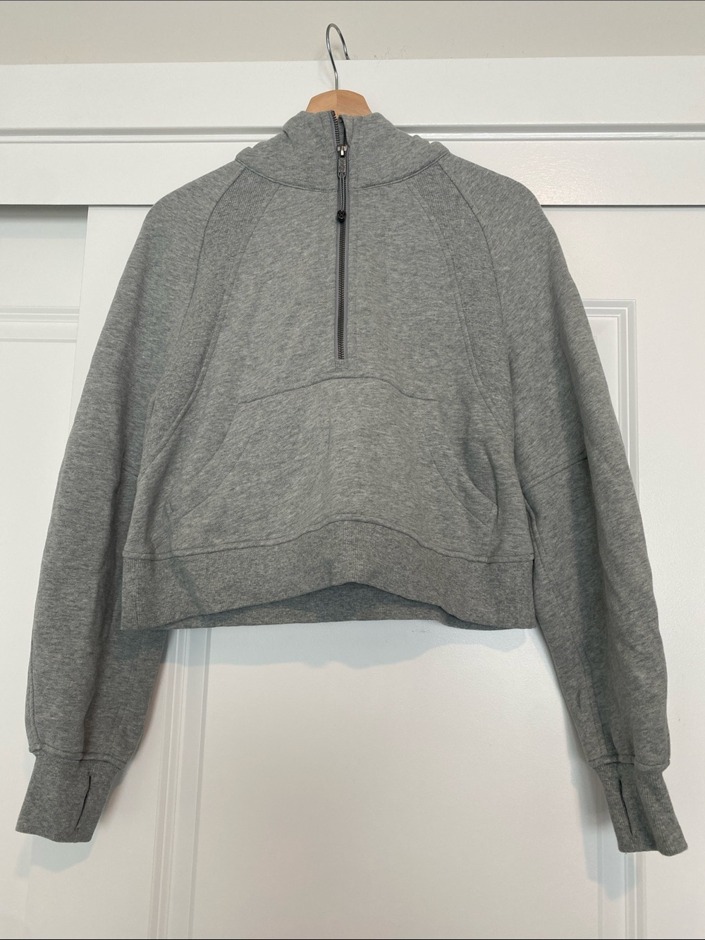 Lululemon Scuba Cropped Half-Zip Hoodie